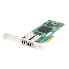 0DH226 Dell QLogic QLE2462 Dual Port Fibre Channel 4Gb PCI-Express x4 Host Bus Adapter