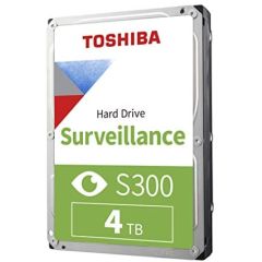 HDWT140UZSVAR Toshiba S300 Surveillance 4TB 5400RPM SATA 6Gb/s 128MB Cache 3.5-inch Hard Drive