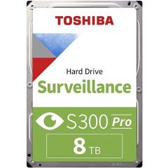HDWT380UZSVAR Toshiba S300 Surveillance 8TB 7200RPM SATA 6Gb/s 256MB Cache 3.5-inch Hard Drive