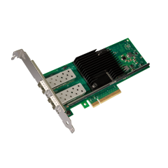 540-BBIV Dell Intel X710 Dual Port 10Gb Ethernet SFP+ PCI-Express 2.0 x8 Converged Network Adapter