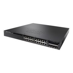 WS-C3650-24PS-S Cisco Catalyst 3850-24PS-S 24-Ports 4x1G SFP Layer 3 Managed Rack-mountable 1U Network Switch