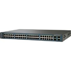 WS-C3560V2-48TS-S Cisco Catalyst 3560V2-48TS-S 48-Ports 4SFP Layer 3 Managed Rack-mountable Switch