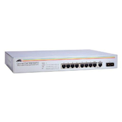 AT-FS709FC Allied Telesis Unmanaged Fast Ethernet Switch 8 x 10/100Base-TX LAN 1 x 100Base-FX Uplink