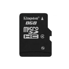 SDC4/8GB Kingston 8GB microSDHC Class 4 Flash Card