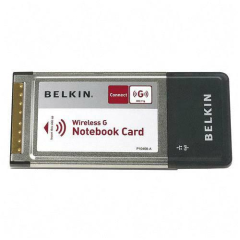 F5D701006 Belkin Wireless G Notebook Card Network Adapter Card bus 802.11g