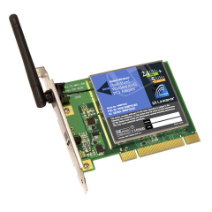 WMP55AG Linksys Dual-Band Wireless-A/G PCI 54MB/s Network Adapter