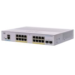 CBS350-16P-2G-NA-RF Cisco Business 350 16-Ports 16 x 10/100/1000 + 2 x Gigabit SFP PoE+ Layer 3 Managed Rack-Mountable Network Switch