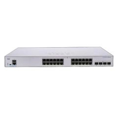 CBS350-24T-4X Cisco Business 350-24T-4X 24-Ports 24 x 10/100/1000 + 4 x 10 Gigabit SFP+ Layer 3 Managed Rack-mountable Network Switch