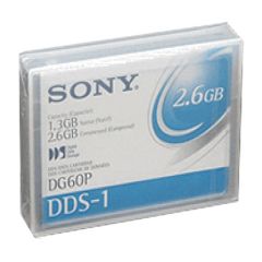 DG60P//AWW Sony DDS-1 4mm Tape Cartridge - DAT DDS-1 - 1.3GB (Native) / 2.6GB (Compressed)