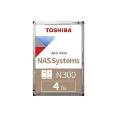 HDWG440XZSTA Toshiba N300 4TB 7200RPM 256MB Cache SATA 6Gb/s 3.5-inch Hard Drive