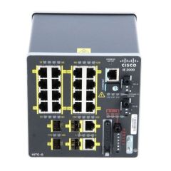 IE-2000-16PTC-G-E Cisco Industrial Ethernet 2000-16PTC-G-E 18-Ports PoE/PoE+ Layer 2 Managed Din Rail Mountable Network Switch