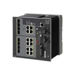 Cisco Industrial Ethernet 4000-4GC4GP4G-E 12-Ports 8 x combo Gigabit SFP + 4 x 10/100/1000 (PoE+) Managed Din Rail Mountable Network Switch