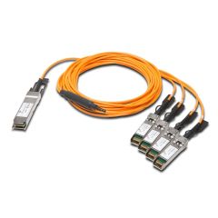 JNP-QSFP-AOCBO-3M Juniper 3m QSFP+ To 4SFP+ 40GbE Active Optical Cable for Breakout