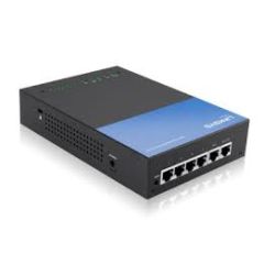 LRT224 Linksys Dual Wan Gigabit Vpn Router 6 Ports Slots Gigabit Ethernet Desktop
