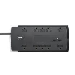 P10U2 APC 10-Outlet Surge Protector Power Strip with USB Charging Ports