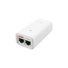 POE-24-30W-G-WH Ubiquiti 24V DC 1.25A 30W Gigabit Ethernet PoE Adapter White