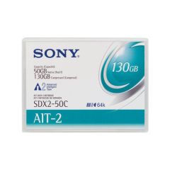 SDX250C-BC Sony SDX2-50C AIT-2 Barcoded Data Cartridge - AIT AIT-2 - 50GB (Native) / 130GB (Compressed)