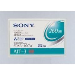 SDX3100W Sony AIT-3 Data Cartridge - AIT AIT-3 - 100GB (Native) / 260GB (Compressed)