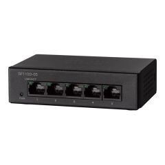 SF110D-05-RF Cisco Small Business SF110D-05 5-Ports 5 x 10/100 Layer 2 Unmanaged Wall-Mountable Desktop Switch