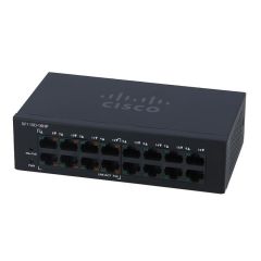 SF110D-16HP Cisco Small Business SF110D-16HP 16-Ports 8 x 10/100 + 8 x 10/100 PoE Layer 2 Unmanaged Rack-Mountable Network Switch