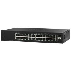 Cisco Small Business SG112-24 24-Ports 2 x SFP Unmanaged Rack-mountable 1U Network Switch