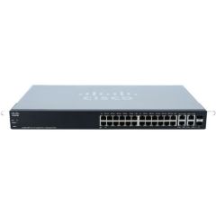 SG300-28SFP-K9-NA Cisco Small Business SG300-28SFP 28-Ports RJ-45 10/100/1000Base-T PoE Manageable layer-3 Rack-mountable with Gigabit SFP Switch