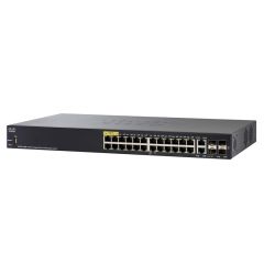 SG350-28MP-K9 Cisco Small Business SG350-28MP 24-Ports PoE+ Layer 3 Managed Rack-Mountable Network Switch