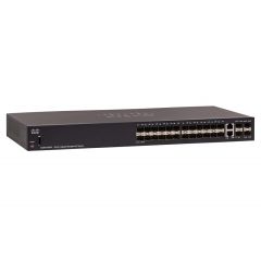 Cisco Small Business SG350-28SFP 28-Ports 24 x SFP + 2 x combo Gigabit Ethernet/Gigabit SFP Layer 3 Managed Rack-mountable 1U Network Switch