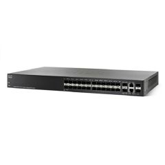 SG350-28SFP-K9-NA Cisco Small Business SG350-28SFP 28-Ports 24 x SFP + 2 x Combo Gigabit Ethernet/Gigabit SFP Layer 3 Managed Rack-Mountable Network Switch