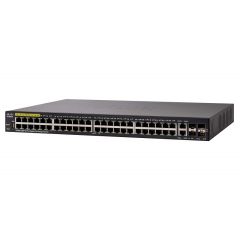 Cisco Small Business SG350-52MP 52-Ports 48 x 10/100/1000 (PoE+) + 2 x combo Gigabit Ethernet/Gigabit SFP + 2 x Gigabit SFP Layer 3 Managed Rack-mountable 1U Network Switch