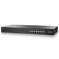 SLM2016T-NA Cisco Small Business SG200-18 18-Ports SFP Layer 2 Managed Network Switch