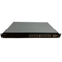 SLM2024PT-NA Cisco Small Business SG200-26P 26-Ports 2SFP PoE Layer 2 Managed Ethernet Switch