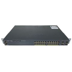 WS-C2960-24LT-L Cisco Catalyst 2960-24LT-L 24-Ports 8 PoE Layer 2 Rack-mountable 1U Network Switch