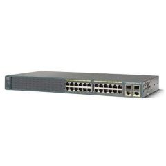 WS-C2960-24PC-L Cisco Catalyst 2960-24PC-L 24-Ports 24 x 10/100 PoE SFP Layer 2 Managed Rack-mountable 1U Network Switch