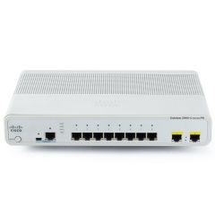 WS-C2960CPD-8TT-L Cisco Catalyst 2960CPD-8TT-L 10-Ports PoE+ Layer 2 Managed Rack-mountable Network Switch