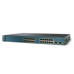 WS-C3560-24TS-S Cisco Catalyst 3560-24TS-S 24-Ports Layer 2 Managed Rack-Mountable 1U Network Switch