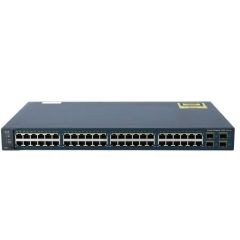 WS-C3560V2-48TS-E Cisco Catalyst 3560V2-48TS-E 48-Ports 48 x 10/100 + 4 x SFP Layer 3 Managed Rack-mountable 1U Network Switch