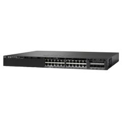 WS-C3650-24PS-E Cisco Catalyst 3650-24PS-E 24-Ports PoE+ Layer 3 Managed Rack-Mountable 1U Network Switch