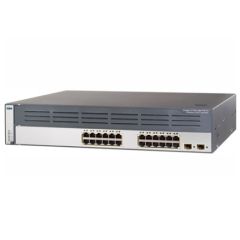 Cisco Catalyst 3750G-24W-S25 48-Ports 2SFP Layer 3 Managed Rack-mountable 2U Network Switch