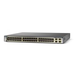 WS-C3750G-48TS-S Cisco Catalyst 3750G-48TS-S 48-Ports Layer 3 Managed Rack-Mountable 1U Gigabit Switch