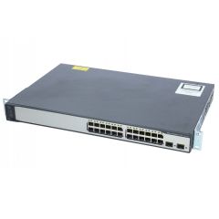 WS-C3750V2-24TS-S Cisco Catalyst 3750V2-24TS-S 24-Ports SFP Layer 3 Managed Ethernet Switch