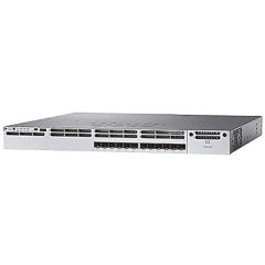 WS-C3850-12XS-S Cisco Catalyst 3850-12XS-S 12-Ports Layer 3 Managed Rack-Mountable 1U Network Switch