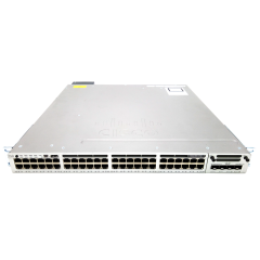 WS-C3850-48F-S Cisco Catalyst 3850-48F-S 48-Ports PoE+ Layer 3 Managed Rack-mountable 1U Network Switch