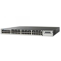 WS-C3850-48P-S Cisco Catalyst 3850-48P-S 48-Ports PoE+ Layer 3 Managed Rack-mountable 1U Network Switch